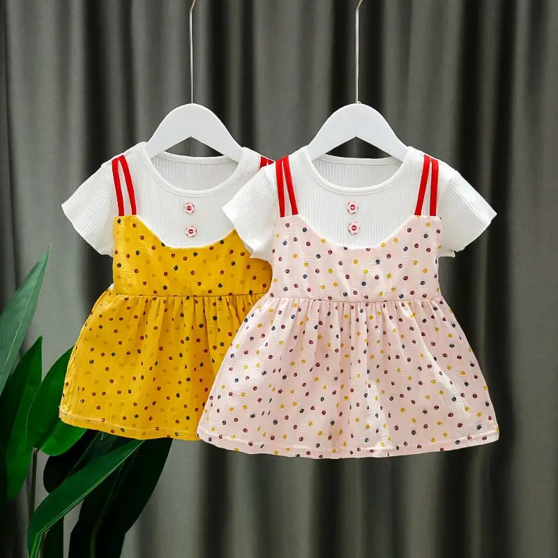 

New Born Little Girl Clothes Cotton Beautiful Dresses 1st Birthday Dress for Baby плая для девоек кѬеения плае в гоѬоек